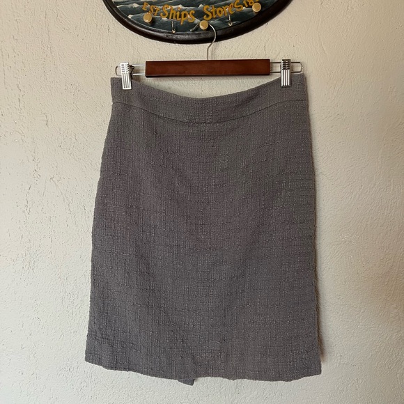 J.Crew Two Piece Suiting Cotton Boucle Tweed jacket and Pencil Skirt Suit - Picture 5 of 14